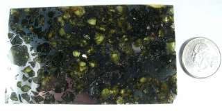   Seymchan Pallasite Meteorite   Etched on 1 side, Polished on other
