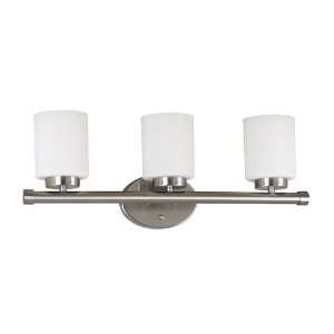  Kenroy Lighting 80403BS Mezzanine 3 Light Bathroom Lights 