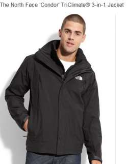 North Face Men Triclimate Condor 2 in 1 Hyvent Apex Jacket NEW  
