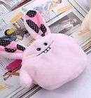1pc Cute Pink/Yellow Rabbit Plush Coins Bags (EC205)