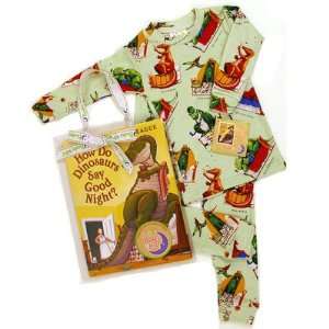   Dinosaurs Say Goodnight? Book and Pajamas by Books to Bed   2T Baby