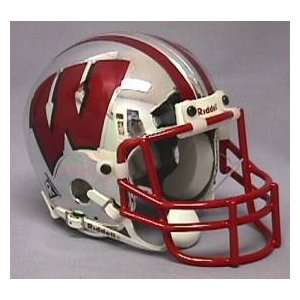   Wisconsin Badgers NCAA Chrome Mini Football Helmet