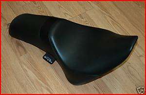 2UP DANNY GRAY LEATHER SEAT 06+ HARLEY SOFTAIL FLST/C  