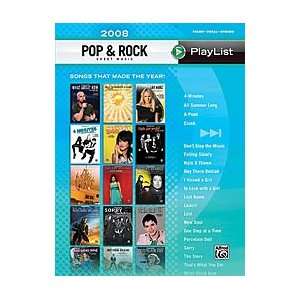  2008 Pop & Rock Sheet Music Playlist Book Sports 