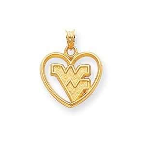   West Virginia University Pendant   Measures 23.9x19.2mm   JewelryWeb
