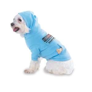 BEWARE OF THE SHAR PEI Hooded (Hoody) T Shirt with pocket for your Dog 