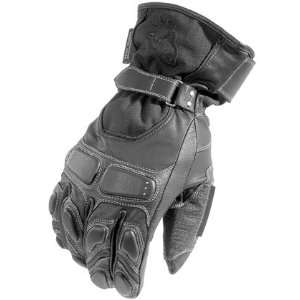  Joe Rocket Nitrogen Leather Motorcycle Glove Black 
