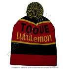 LULULEMON CHEER GEAR OLYMPIC TOQUE NWT RED/BLK/YELLOW  