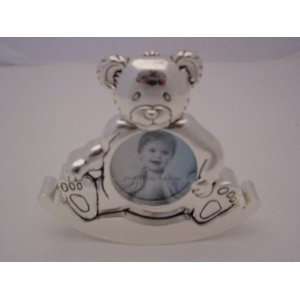 Home Trends Heirloom Baby Rocking Teddy Picture Frame   2 1/4 X 2 1/4 