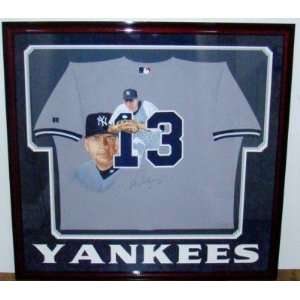     Custom Framed 1 1 Painted AROD CERTIFIED   Autographed MLB Jerseys