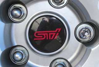 NEW Genuine Subaru STi Wheel Center Cap Impreza WRX STi BBS Wheels Set 