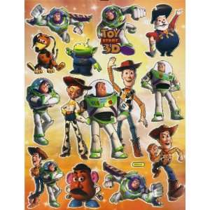 Toy Story Movie Disney Sticker Sheet PM530 ~ Woody Cowboy Buzz 