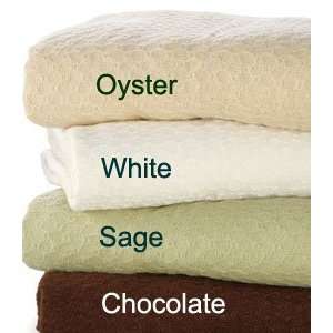   Temperature Regulating Wool Blanket   Full Size / Sage
