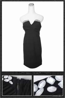 Womens Vintage Charm Lure High Grade Gem Tube Dress  