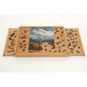  Small Wooden Jigsaw Puzzle Board comes in Finished Oak 