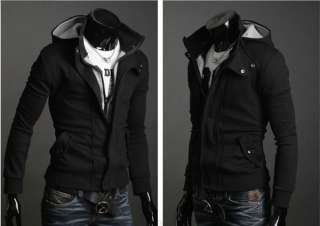 NEW Mens Special Design Classic Fashion Hooded Coat Jacket #209416 