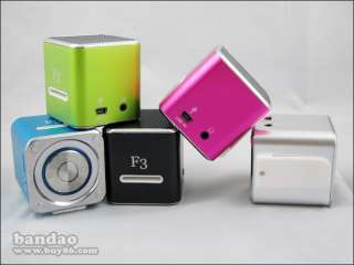 Mini Mobile Speaker Soundbox Boombox TF  Player with FM Radio for 