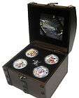 New Zealand 2011 Real Pirates of the Caribbean 4 Silver Coin Proof Set 