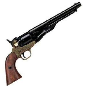 M1860 Civil War Army Revolver with Black / Antique Brass Finish 