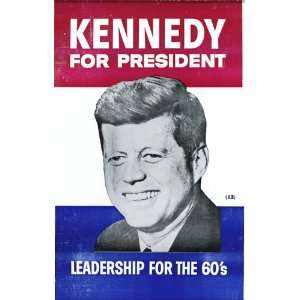   for President 1960 14 x 22 Vintage Style Poster 