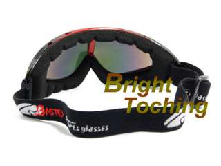 Black&Red Slim Goggles for Skiing SnowBoarding Riding motorcycle 