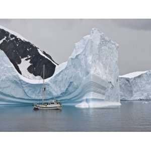  Sailing Yacht and Iceberg, Errera Channel, Antarctic 