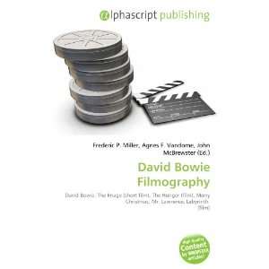  David Bowie Filmography (9786132878090) Books