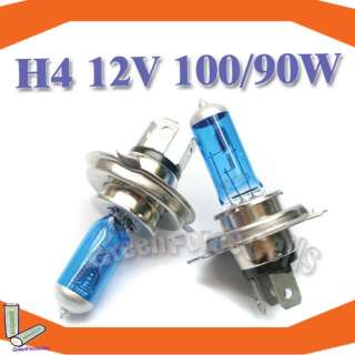 H4 White HID XENON HB2 Headlight Bulb 12V 100 / 90W  