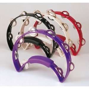  RhythmTech Solo Tambourine White Musical Instruments
