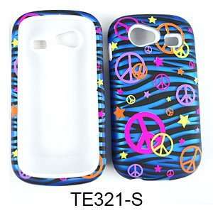  Blue Clear Zebra PEACE Skin Pattern Hard Snap on Cover for 