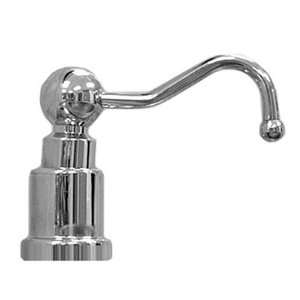 LineaAqua Emily Kitchen Soap Dispenser with Chrome Finish, Solid Brass 