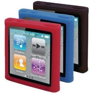 New  SCOSCHE IS3D IPOD NANO® 6G TIGHTGRIP N6 SILICONE SKINS, 3 PK 