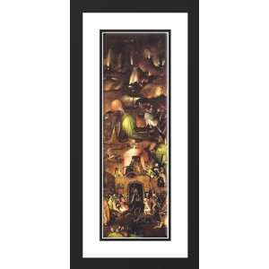 Bosch, Hieronymus 18x40 Framed and Double Matted Last Judgement, right 