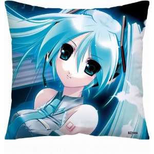  Miku Hatsune Pillow Size 16 x 16 Inches 