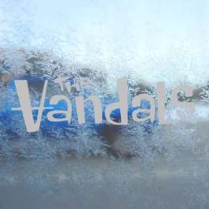  The Vandals Gray Decal Punk Rock Band Truck Window Gray 