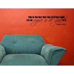   BE GLAD IN IT Vinyl wall quotes stickers sayings home art decor decal