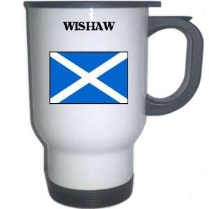  Scotland   WISHAW White Stainless Steel Mug Everything 