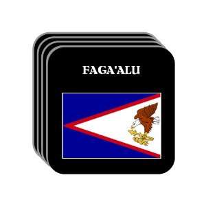 American Samoa   FAGAALU Set of 4 Mini Mousepad Coasters