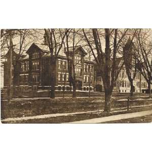   1911 Vintage Postcard High School   Oshkosh Wisconsin 