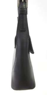 COLE HAAN Black Leather Lined Satchel Shoulder Handbag  