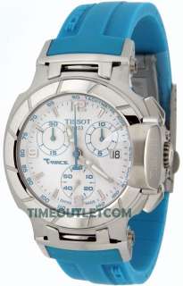 RACE T0482171701702 LADIES BLUE Chrono BLUE Rubber NEW STYLE FAST 