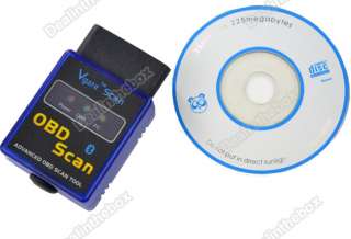 Vgate Mini ELM327 Interface V1.5 Bluetooth OBD2 / OBD II Auto Car 