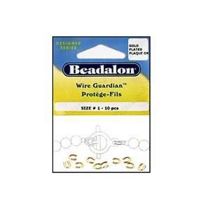  Beadalon Wire Guardians .022 10 Piece Gold Plated (Pack of 
