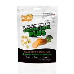  Liver Plus Sweet Potato & Broccoli Dog Treats 2 oz Bag
