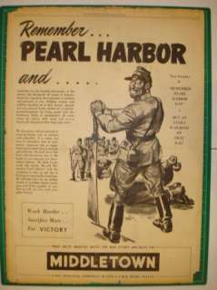 Remember Pearl Harbor WWII Propaganda Poster sized Ad Beheading 