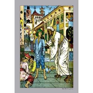  Aladdin Accosted By Magician 24x36 Giclee