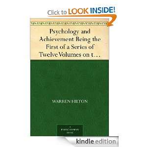  Psychology and Achievement Being the First of a Series of 