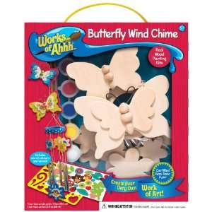  Large Paint Kits   Butterfly Wind Chime by Works Of Ahhh 