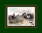 GEORGE WRIGHT A Hunting Morn hounds horses new PRINT