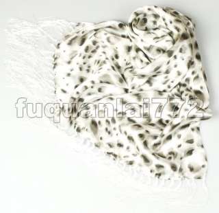 Fashion womens 100% Silk flower Scarf Wrap Shawl #2472  